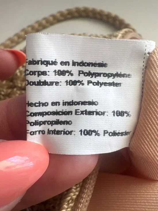 The Sak Purse Beige Multicolor Ribbons Riviera Shoulder Bag Beachy Boho Summer - Picture 10 of 16